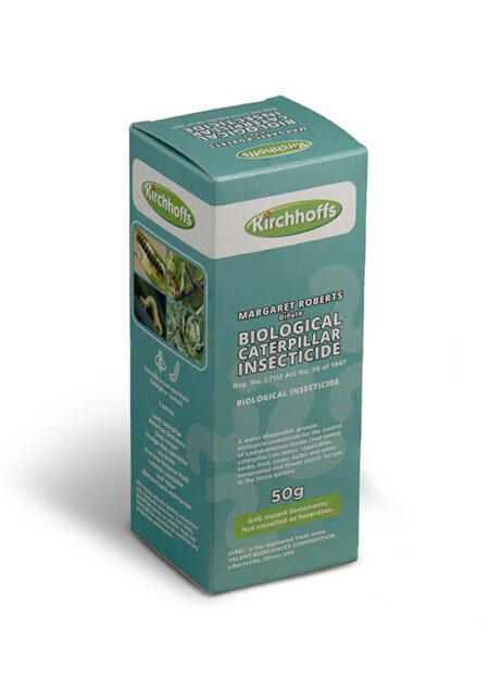 Margaret Roberts (Dipel) Biological Caterpillar Insecticide Reg.no L7112 Act36/47  NA-R0578