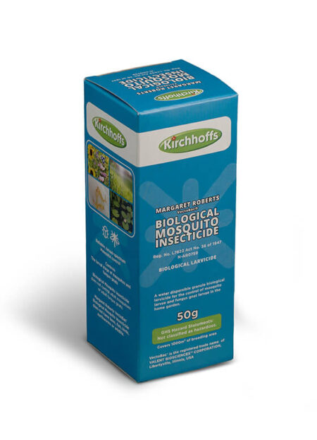 Margaret Roberts (Vectobac) Biological Mosquito Insecticide Reg. no L7622  Act 36/47  NA-R0759